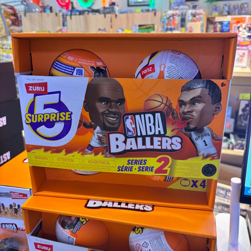 4個セットBOX販売】【種類ランダム】ZURU5サプライズ NBA シリーズ2