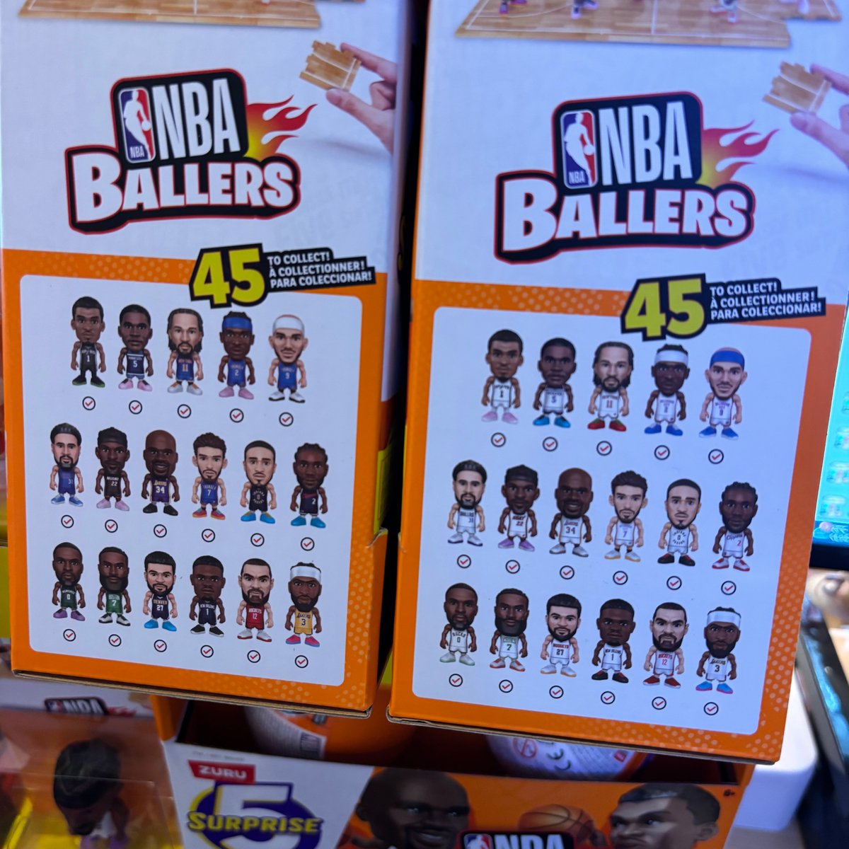 4個セットBOX販売】【種類ランダム】ZURU5サプライズ NBA シリーズ2