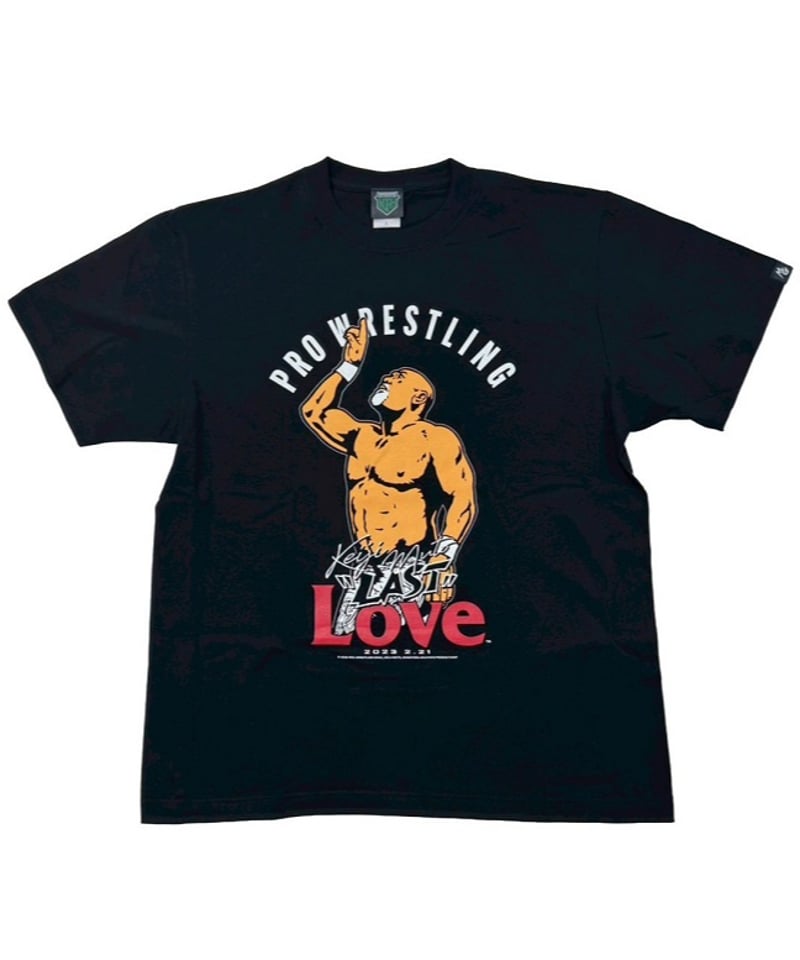 武藤敬司「LOVE」イラストTシャツ | KEIJI MUTO OFFICIAL SHOP