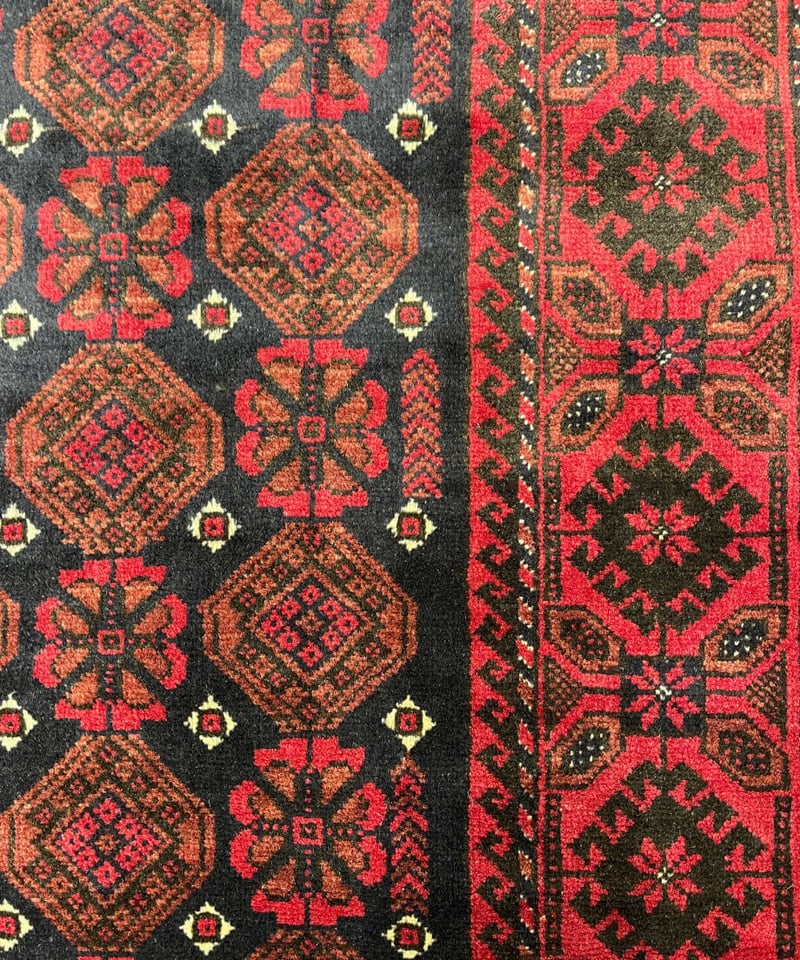 出展中】トライバルラグ バルーチ 手織り 273785 102cmx194cm | piec