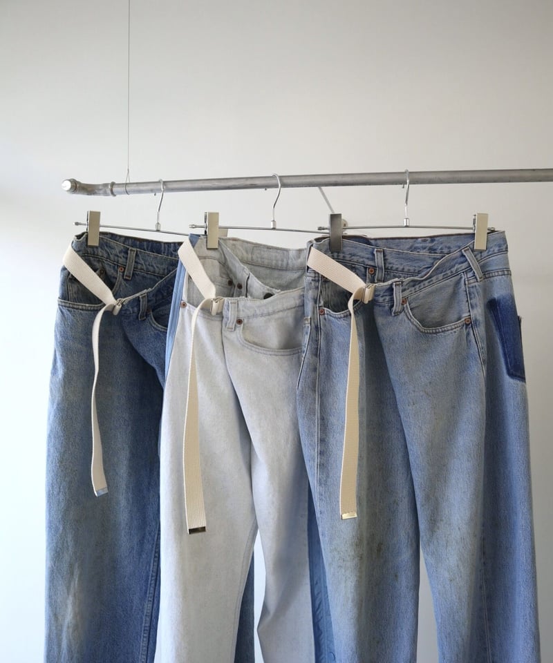 remake】Levi's 501 west wrap remake denim pants