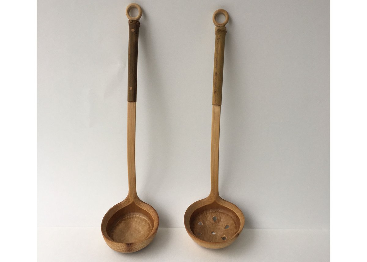 下本一歩 スス竹のお玉(小)・穴あきお玉(小) | 黄色い鳥器店