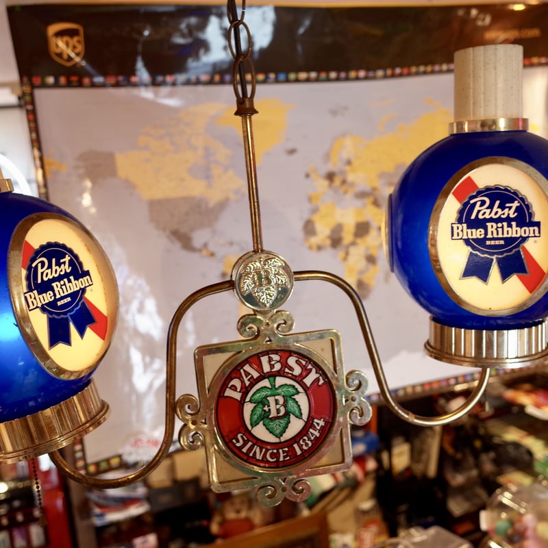 ビンテージ PABST BLUE RIBBON パブスト ブルーリボン ライト LAMP 照