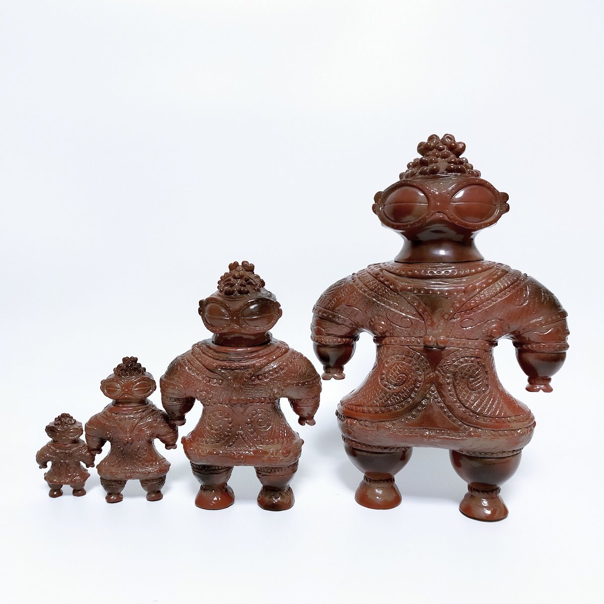 遮光器土偶 ソフビ フルセット | MARMIT