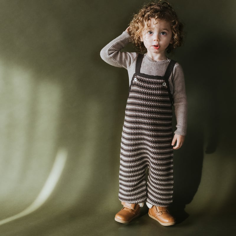 MABLI / PORTH OVERALLS - UMBER 2y | calme closet