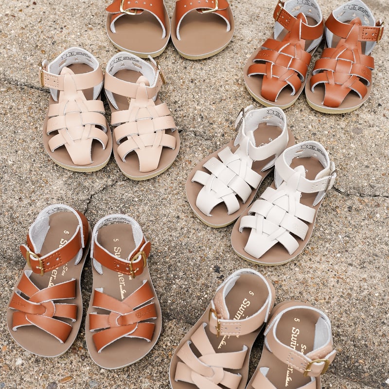 Salt Water Sandals / SHARK (SUN-SAN) - Stone -