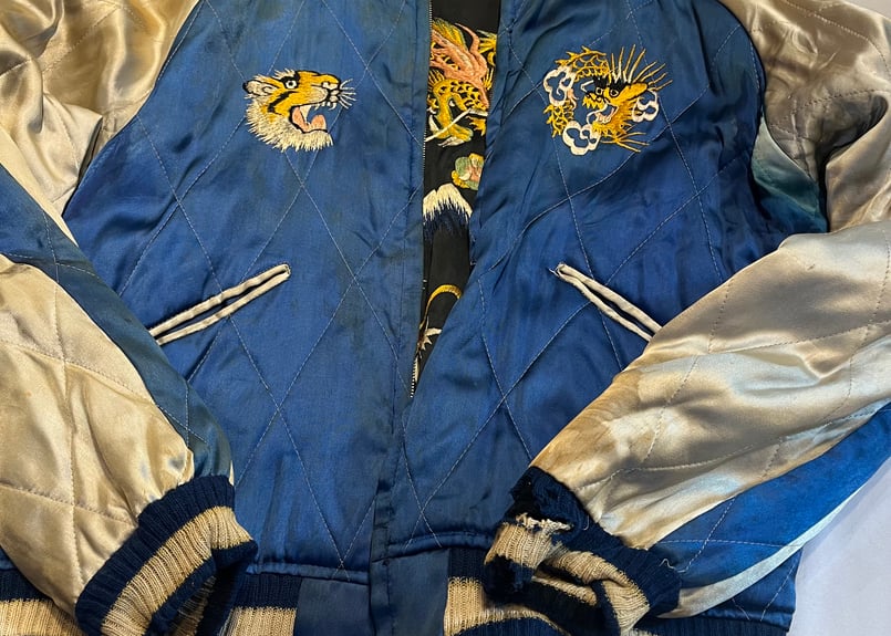 50s vintage souvenir jacket ヴィンテージ スカジャン | 旅する