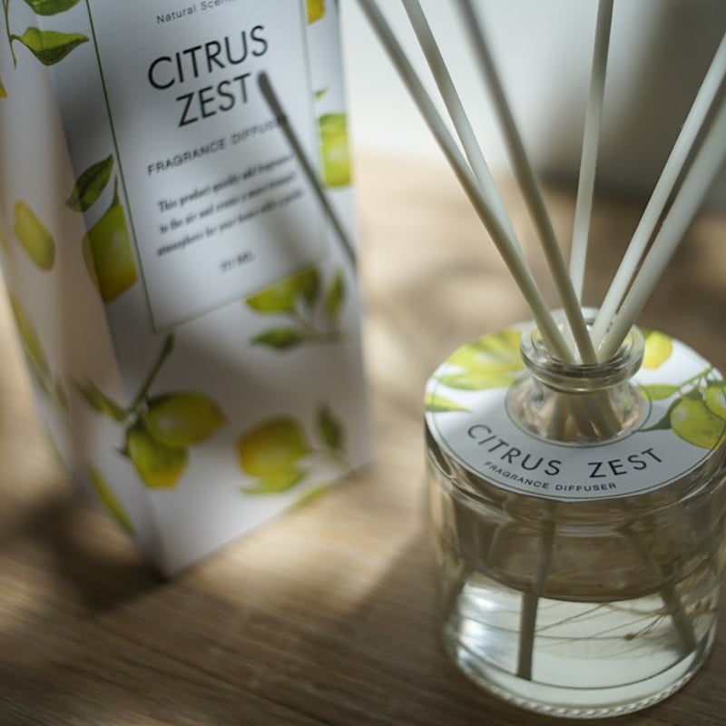 GREEN OASIS】IDGO0006 リードディフューザー70ml/シトラスゼスト |