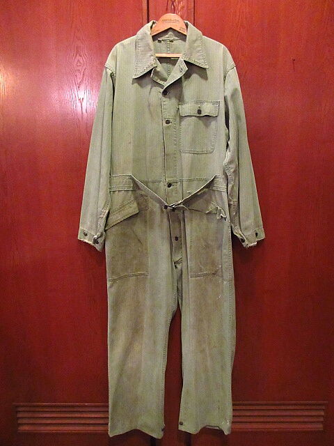 ビンテージ40's○U.S.ARMY M-43 13星HBTオールインワン42R○201028