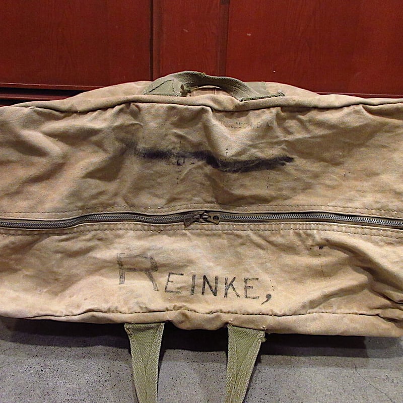 ビンテージ40's○ミリタリーアビエイターキットバッグ○220531i7-bag