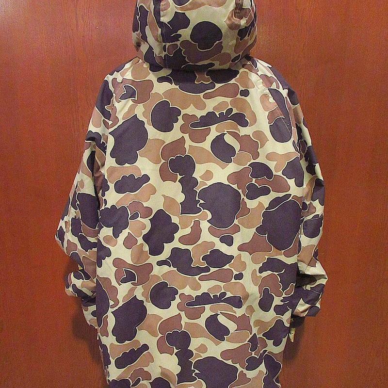 ビンテージ90's○Columbiaフード付きダックハンターカモハンティング