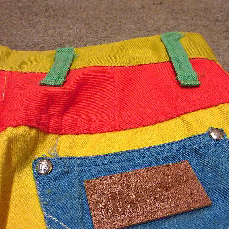 ビンテージ70's○Peter Max × Wranglerクレイジーパターンショーツsize