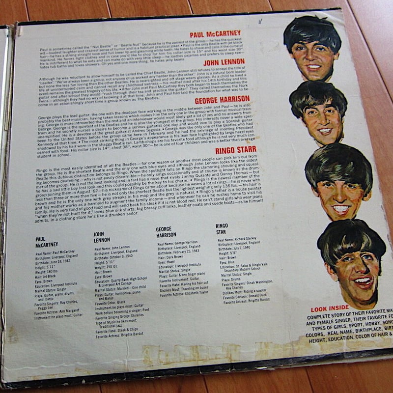 THE BEATLES○SONGS, PICTURES AND STORIES OF THE