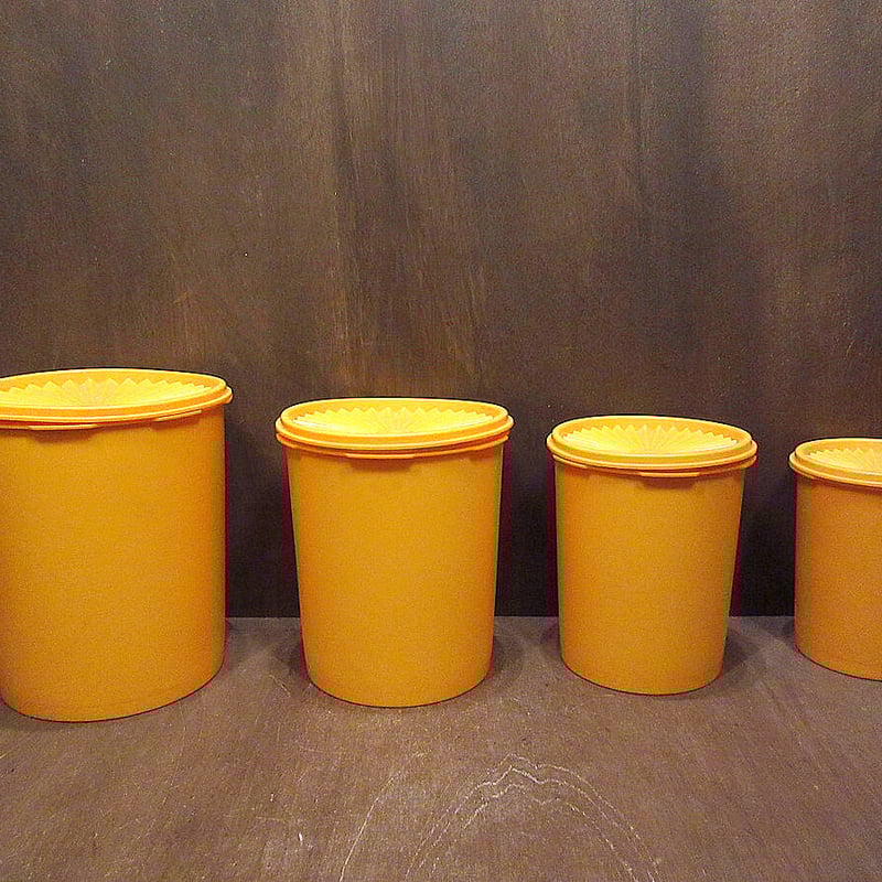 ビンテージ70's○TUPPERWAREマキシデコレーター4点セット○220526s8-tbw