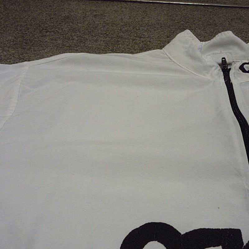 ビンテージ90's○Oakley Surf STYLEナイロンハーフジップジャケット白