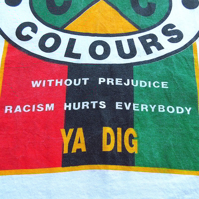 ビンテージ90's○CROSS COLOURSプリントTシャツ白size M○240802k3