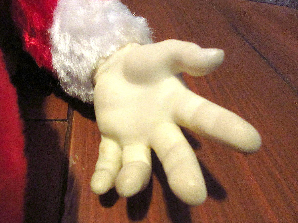 ビンテージ50's○ラバーフェイスサンタクロースラージサイズドール