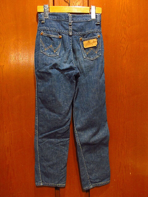 ビンテージ60's○Wrangler BLUE BELL斜めベルガールズジーンズsize 8○
