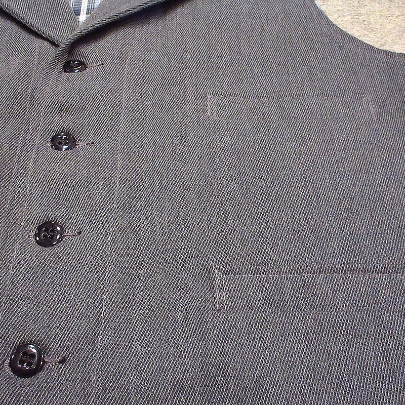 FILSON○襟付きウィップコードベストグレーsize XL○240926i4-m-vs