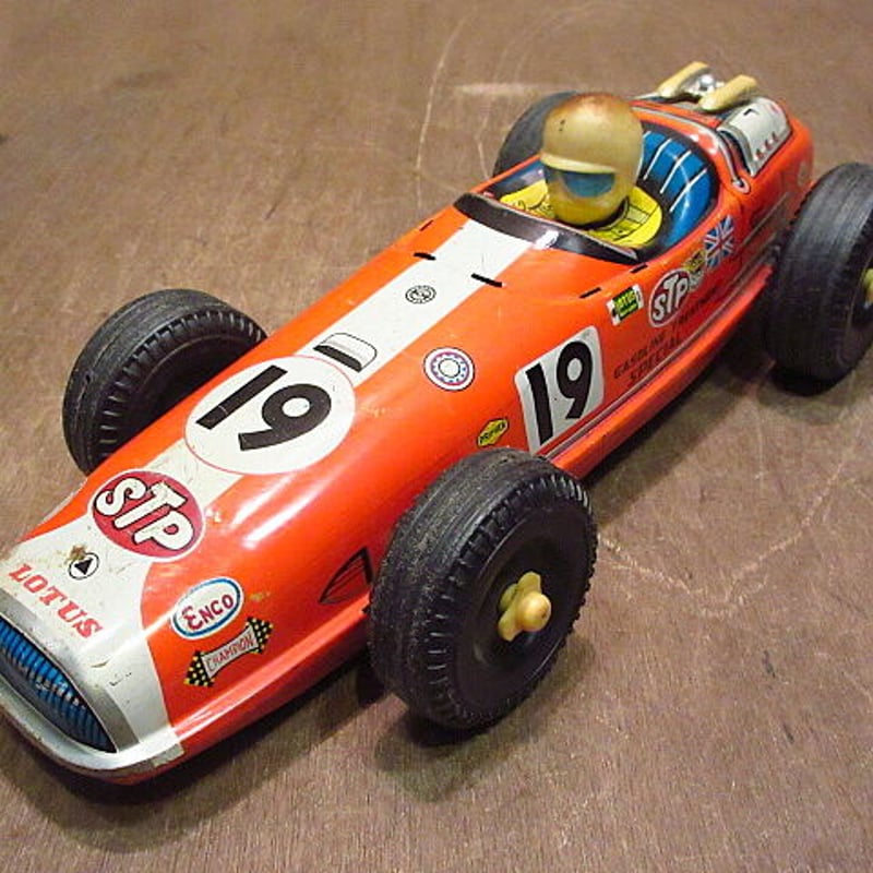 FIAT 2300 フリクションカー グリーン ビンテージブリキカー全長18