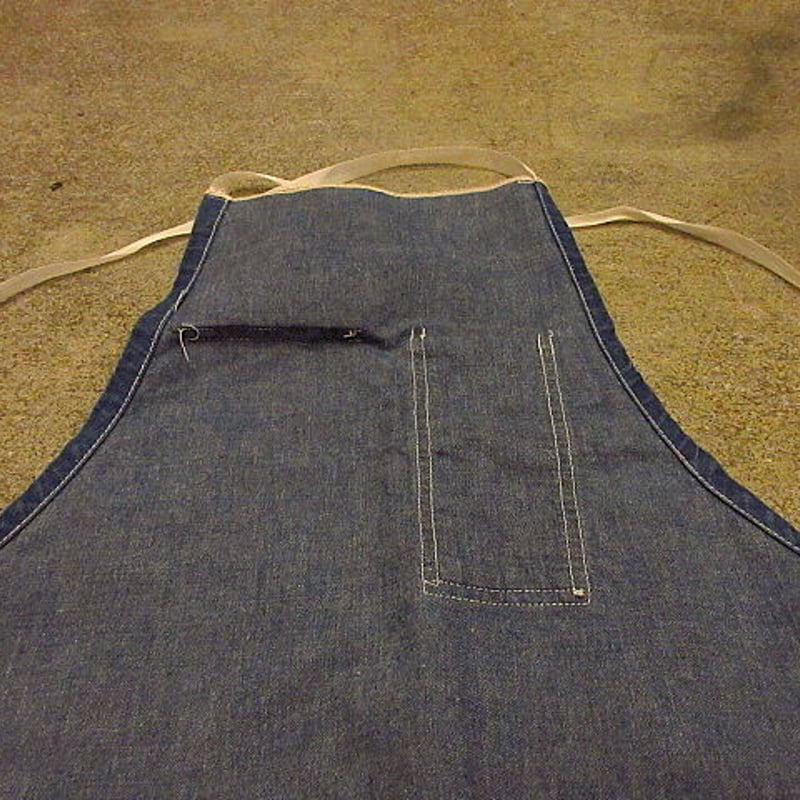 ビンテージ60's○Searsデニムワークエプロン○201116f1-aprシアーズ