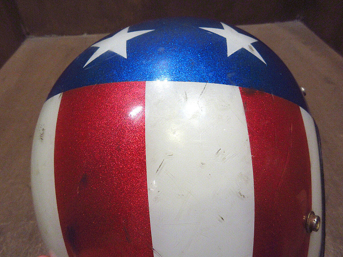 ビンテージ60's70's○星条旗柄ジェットヘルメットsize M (6 7/8 - 7 1/