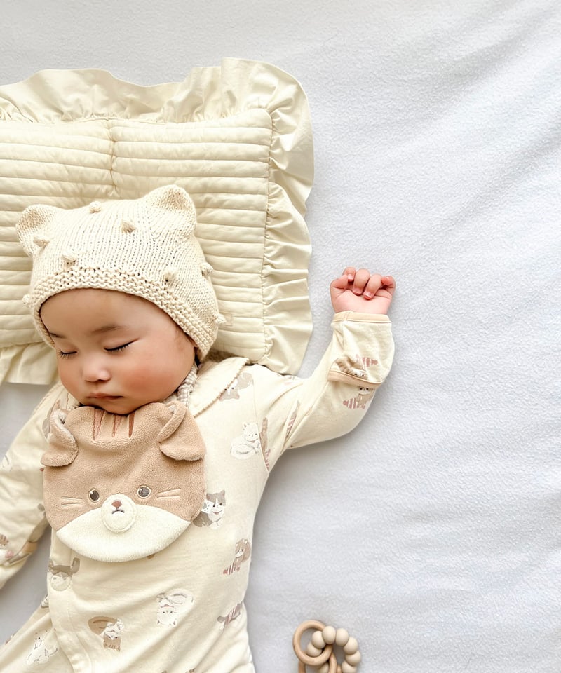 mocmof にゃんこ柄かんたんロンパース 622-574256 | TAKARAYA ONL