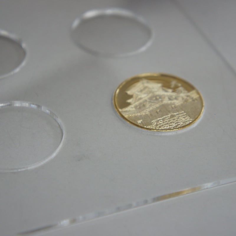 送料無料【受注生産商品】城専用記念メダルコレクション額（A3サイズ