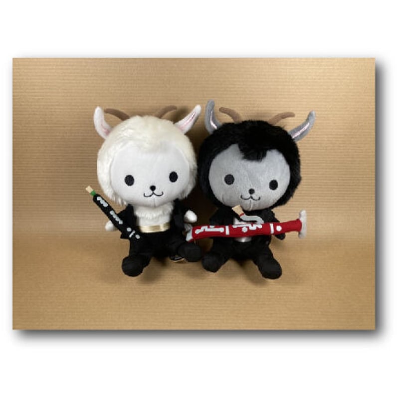 白ヤギ 黒ヤギ ぬいぐるみ | ズーラシアンブラスショップ