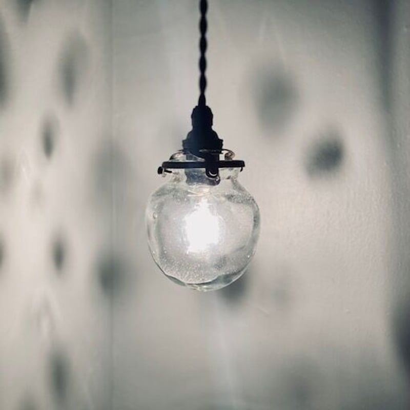 おおやぶみよ＿ランプシェード（丸）スピカ コード/ブロンズ | HIZUKI