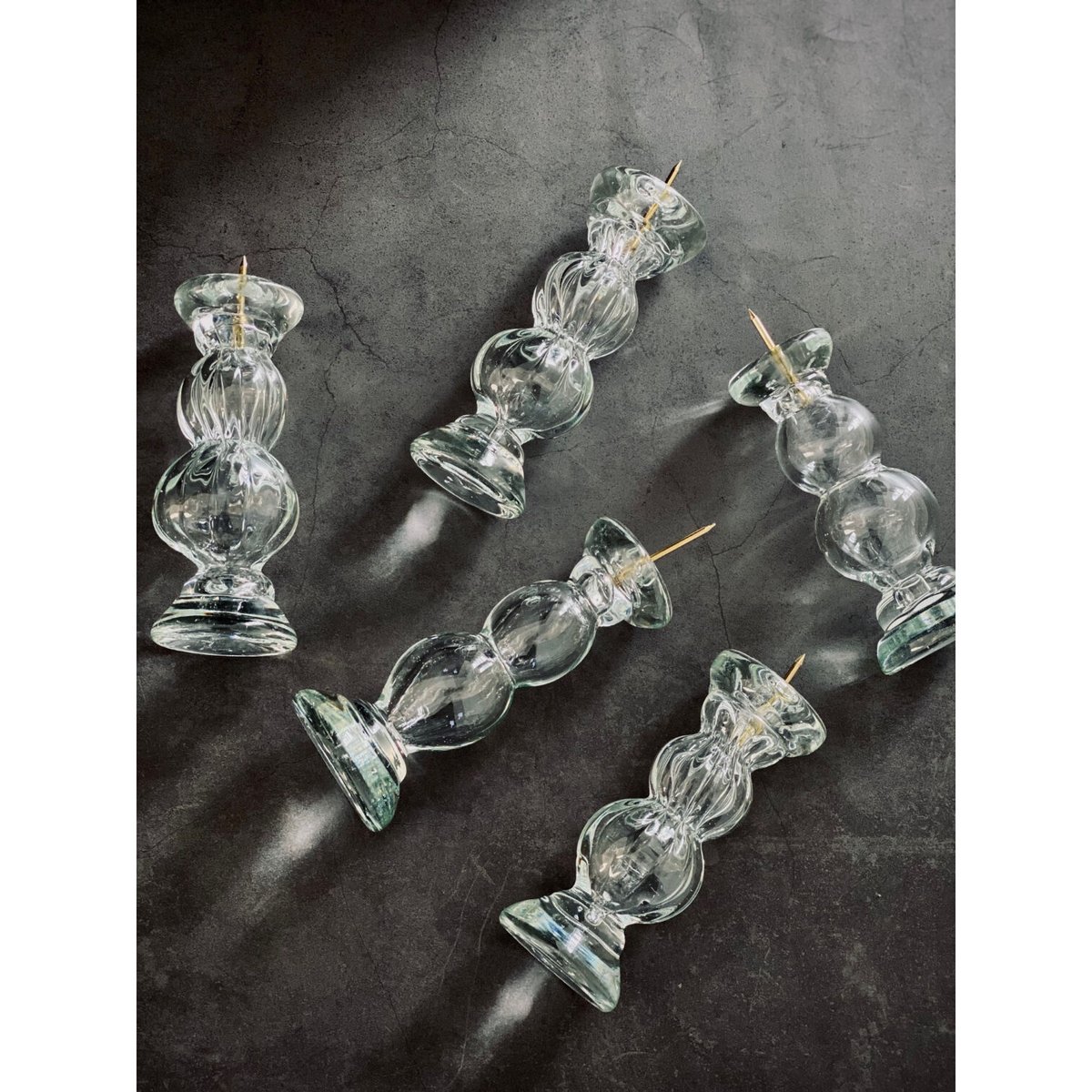 おおやぶみよ＿キャンドルスタンド（クリア） | HIZUKI