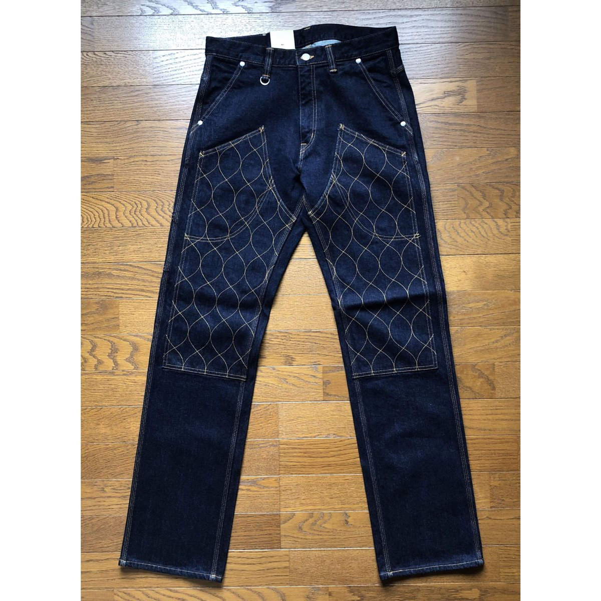 児島ジーンズ RNB1236 13oz ケブラーダブルニーシェルデニム | cross over