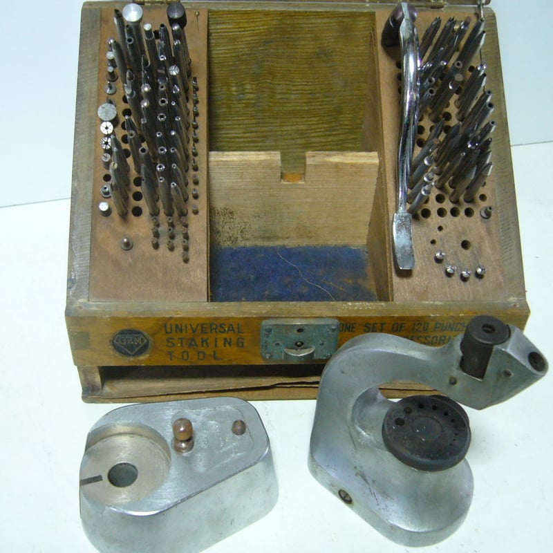 GEM ポンス台 タガネセット 機械式腕時計 時計工具 時計修理 | MARUKO商会