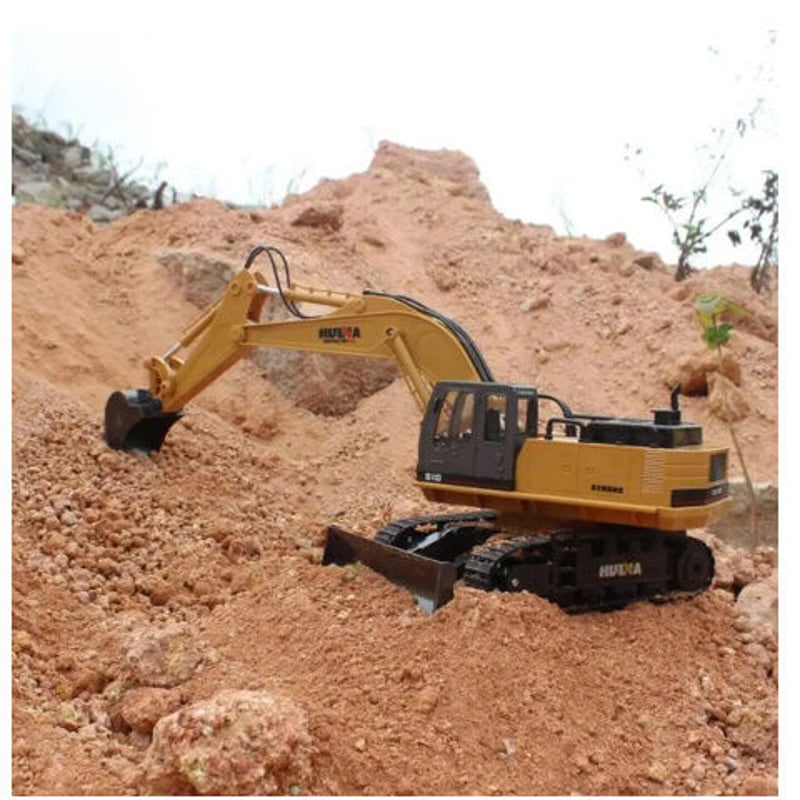 1/14 ラジコン ショベルカー RC パワーショベル 採掘機 点滅ライト