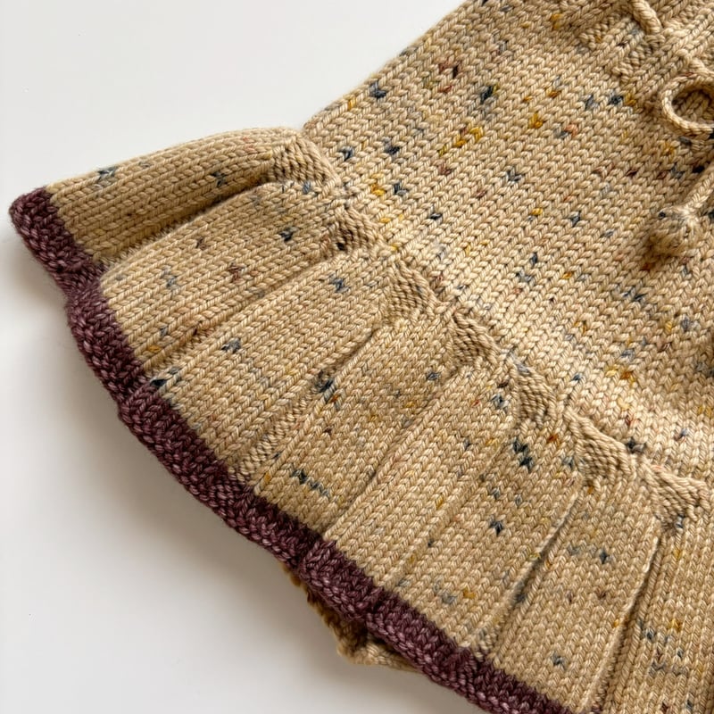 Misha & Puff Skating Pond Skirt - Camel confett