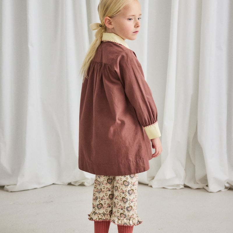 Misha & Puff Ruffle Pedal Pusher - Sugar Calico