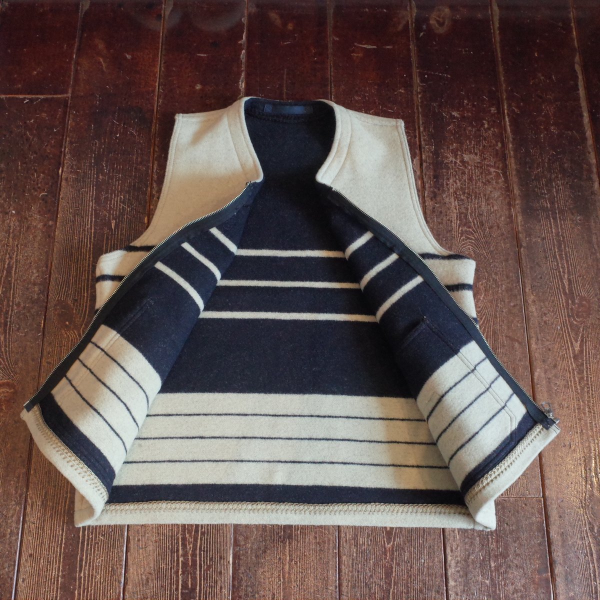 Nigel Cabourn MOUNTAINEER BLANKET VEST | MAPS