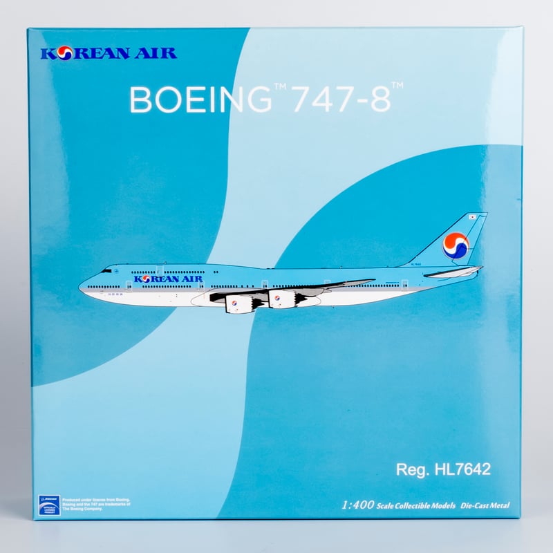 お取り寄せ商品】1/400 747-8 大韓航空 HL7642 | ひこーきちゃん