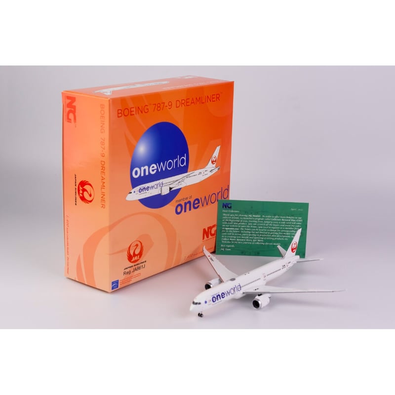 非売品・新商品情報】1/400 787-9 JAL [ワンワールド塗装機] JA