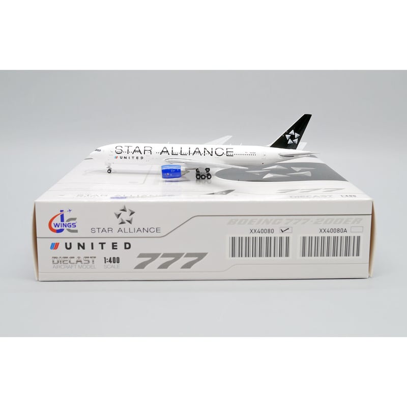 お取り寄せ商品】1/400 777-200(ER) ユナイテッド航空