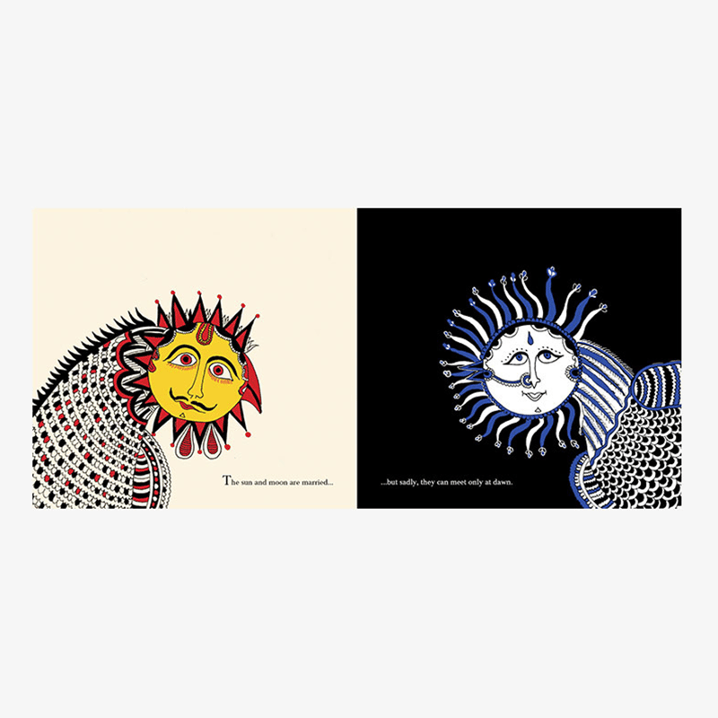 Sun and moon (Book) | FRANGIPANI India Art & Craft