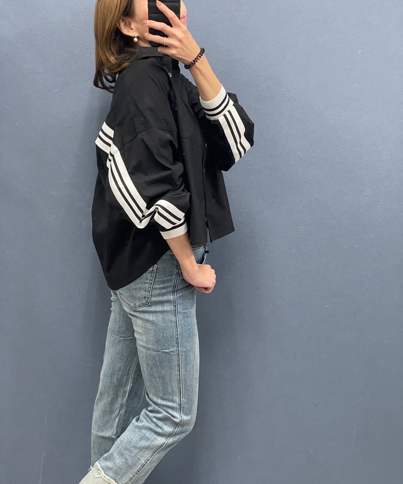 Dignite collier ディニテコリエ ストライプラインシャツ | HA-CHI