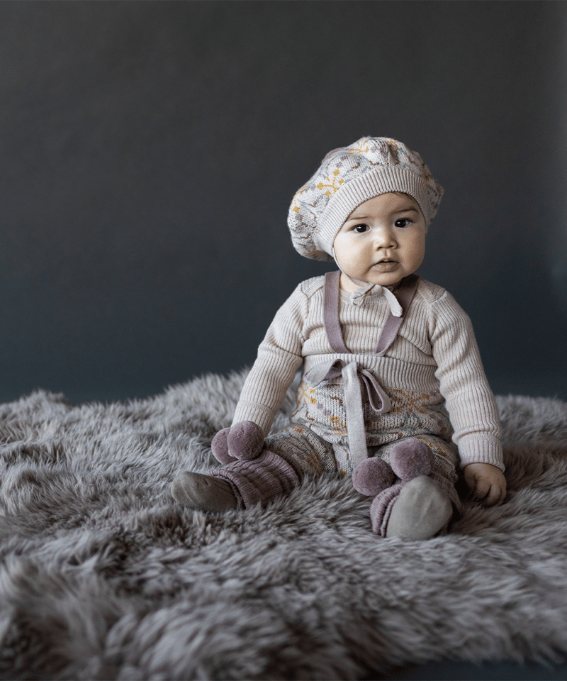 MABLI 小人ロンパース ボンネット MABLI 小人ロンパ、ボンネ マブリ