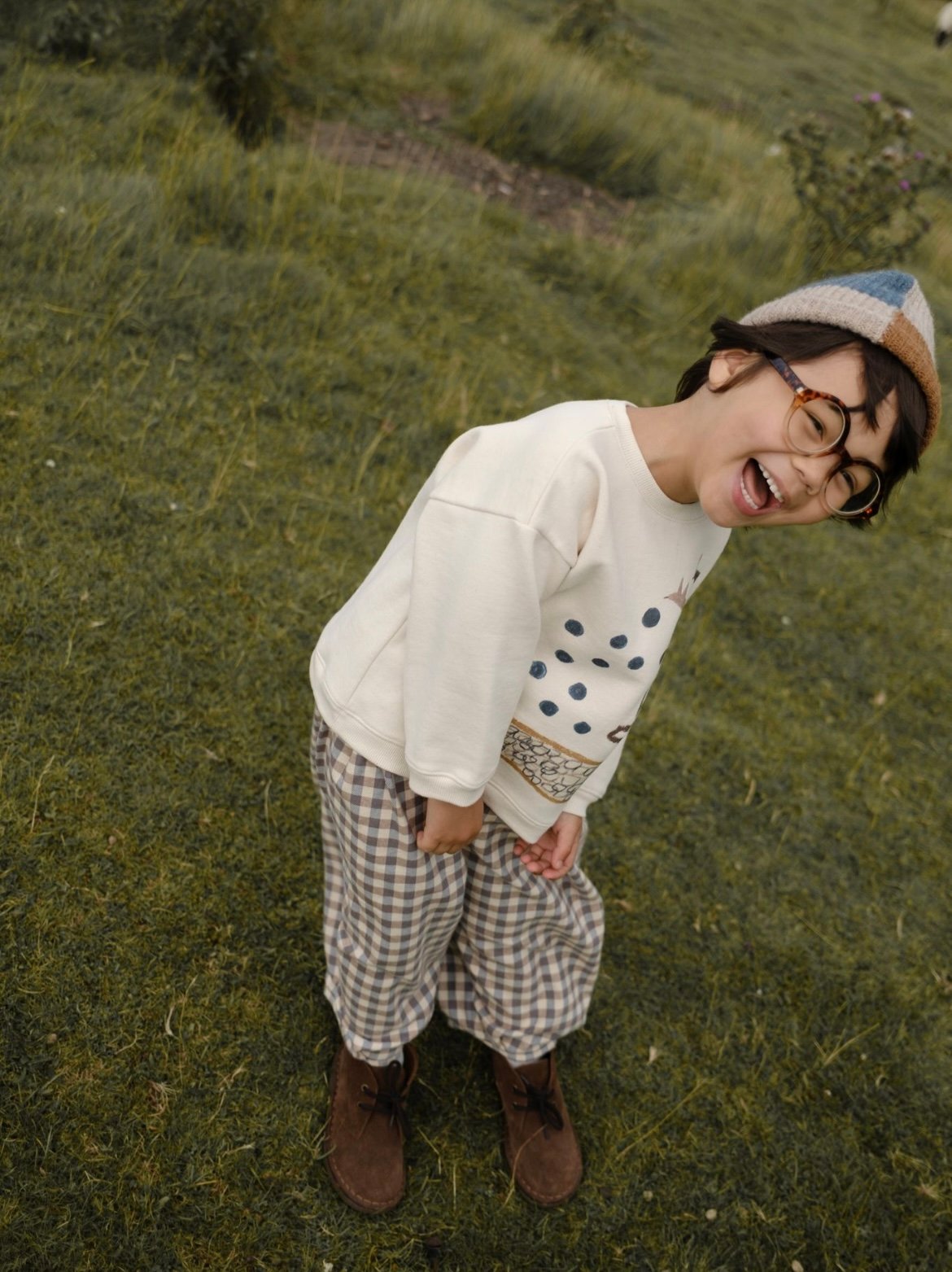 organic zoo - Shoreline Gingham Lodge Pants | U