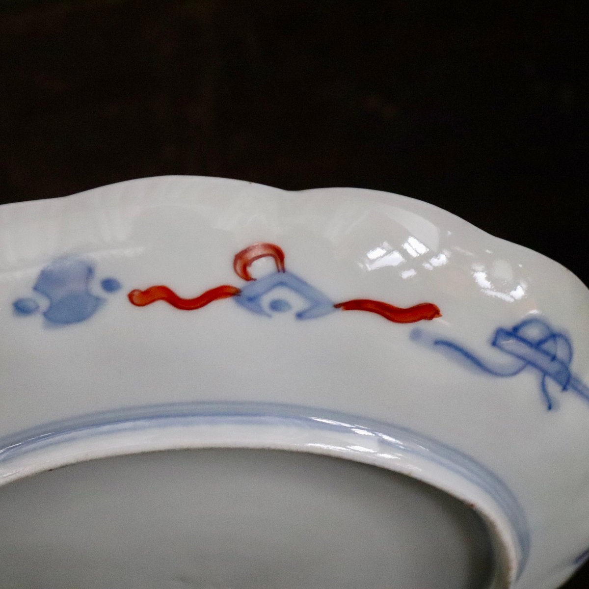 伊万里焼色絵八寸皿 桃鶴桜 | 発酵素材オンラインストア