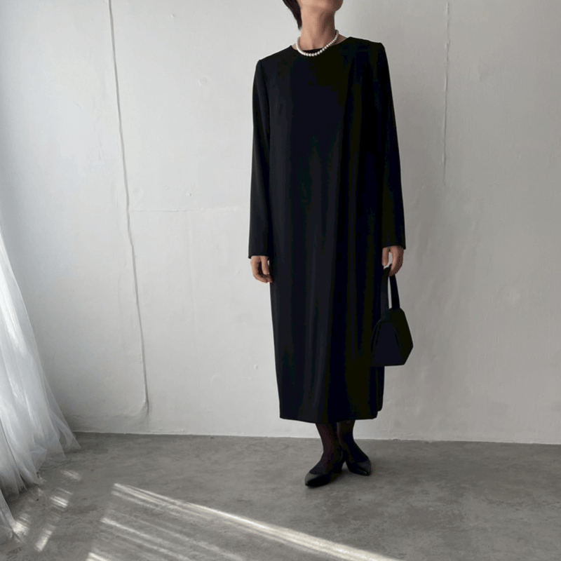 thinkblack》 アシンメトリータックワンピース(キット/お仕立て) CW25