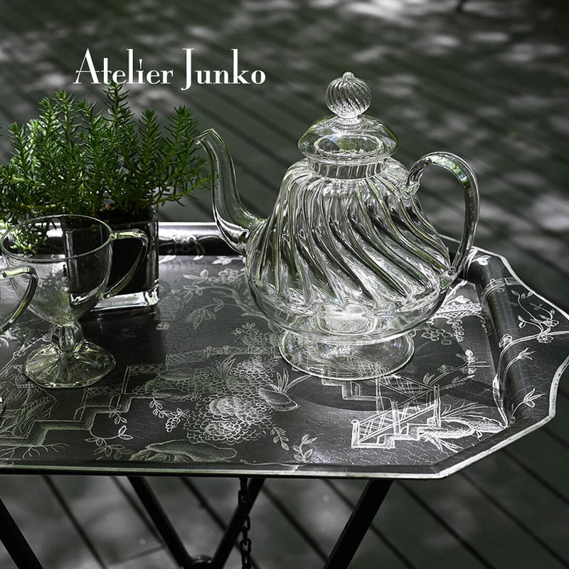 トレー メタル レクタングラ シノワズリ ブラック Tray Rectangle