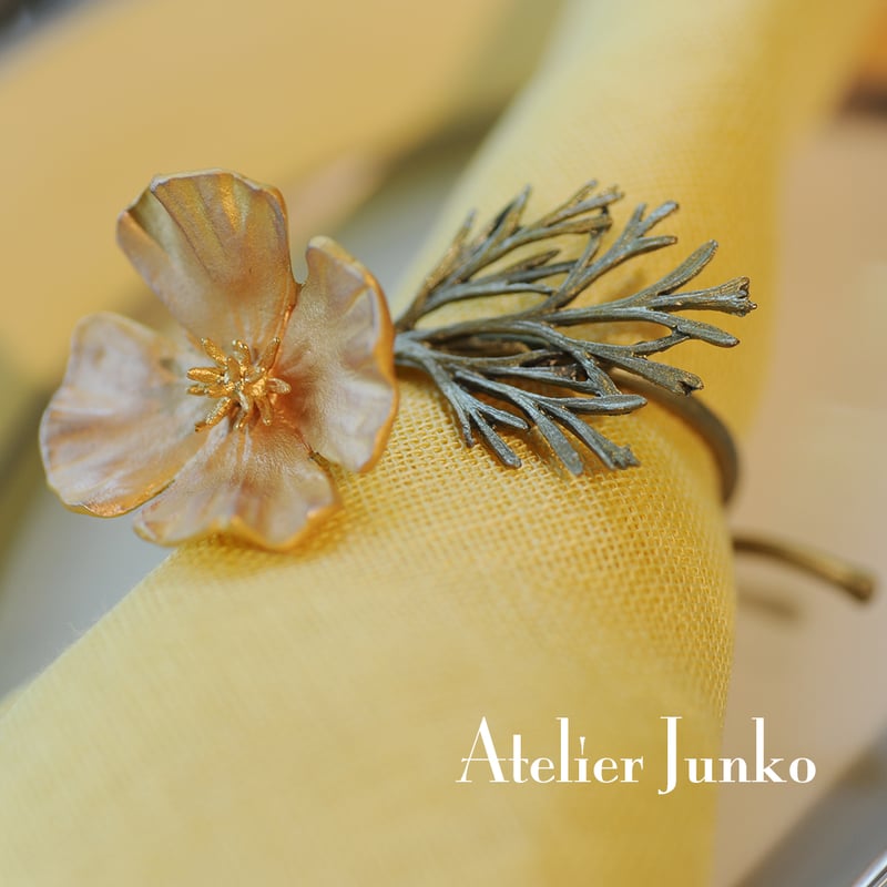 ナプキンリング フラワー Napkin Ring Flower | Atelier Junko
