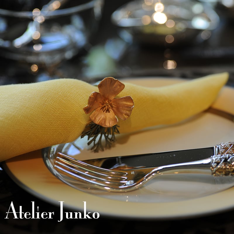 ナプキンリング フラワー Napkin Ring Flower | Atelier Junko