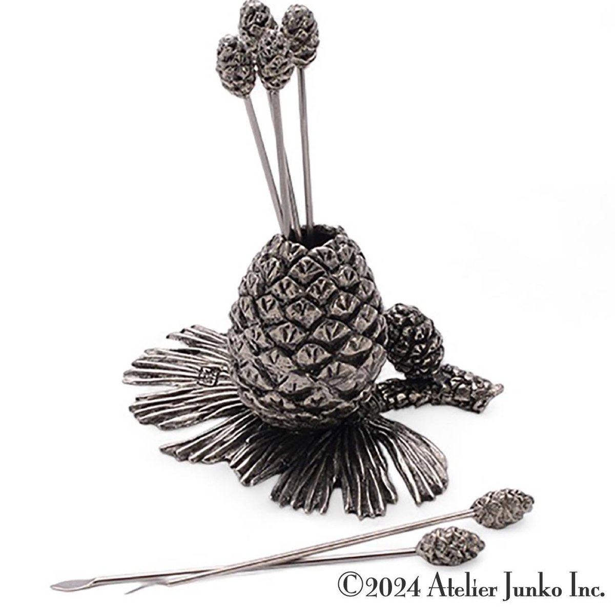 ピックセット パインコーン Cocktail pick set Pinecone | Atel